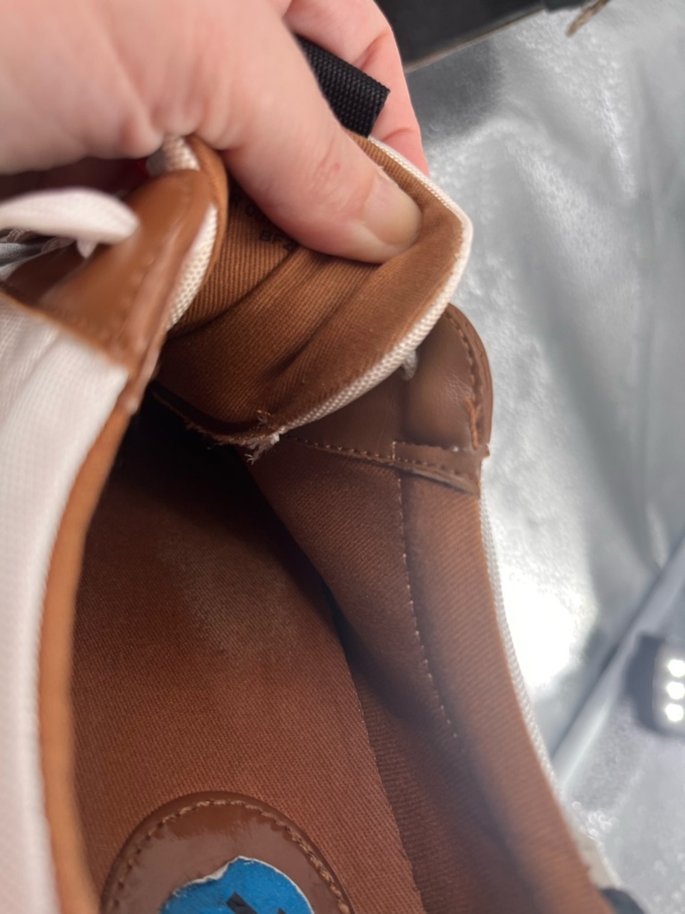 Michael Kors Women's Mariah Tan &White Trainers Platform Sneakers Size 10M - Picture 11 of 12